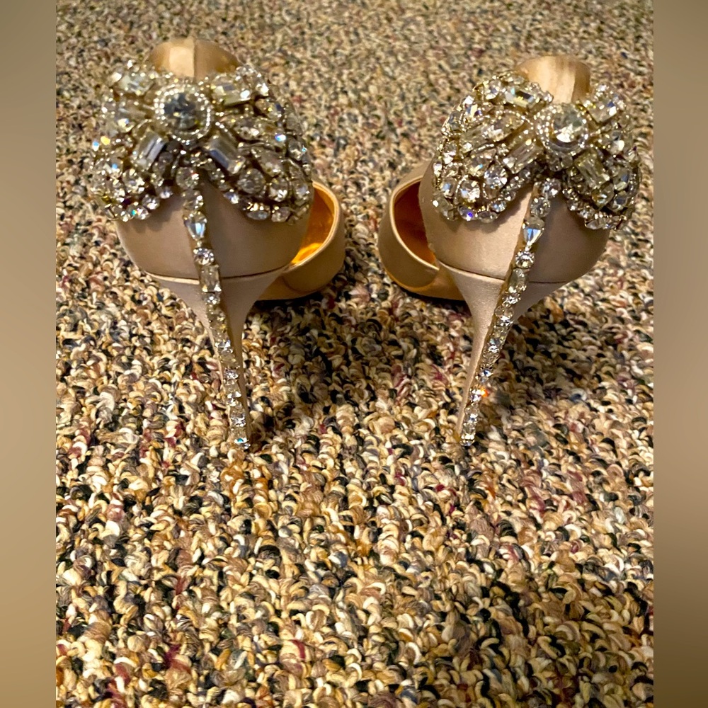 Rhinestone bedazzled heels